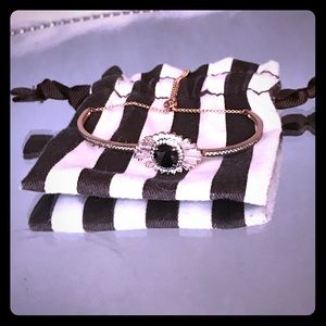 Henri Bendel Evil Eye Rose Gold Bracelet
